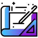 sustainable stand design icon